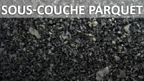 Sous-couches isolation phonique thermique Sous couche dinachoc isolation  s801 3mm caoutchouc régénéré 100% recyclé 19db classe a+ et ec1 SOU8013