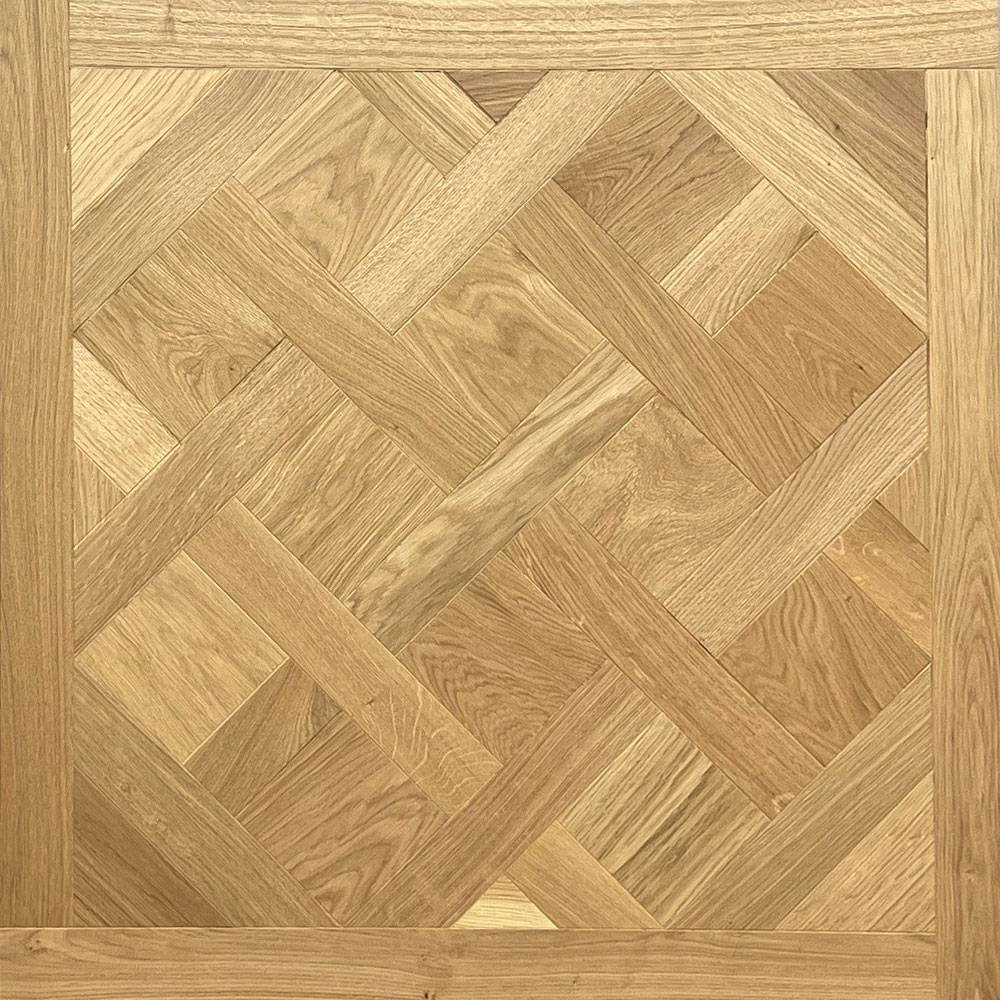 Dalles Parquet Versailles - VERF39004 - Chêne dalles versailles chenonceau verni pr bis 800x800x15mm 4mm de couche d'usure certifié fsc 100%